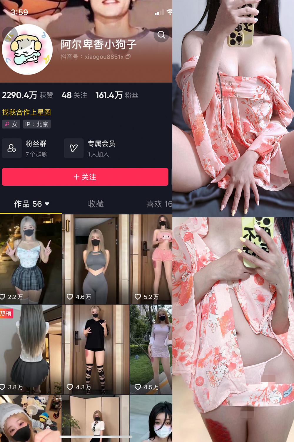 抖音 阿尔卑香小狗子 微密圈图包资源  NO.052期 【22P4V】