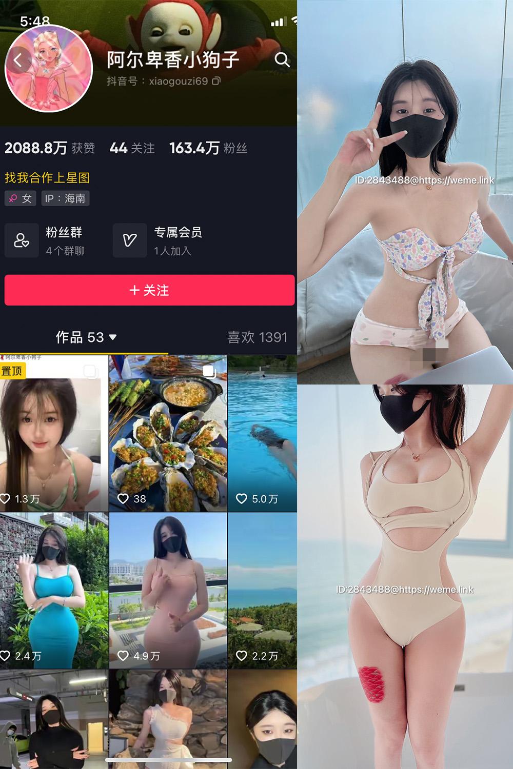 抖音 阿尔卑香小狗子 微密圈图包资源  NO.003期 【39P3V】