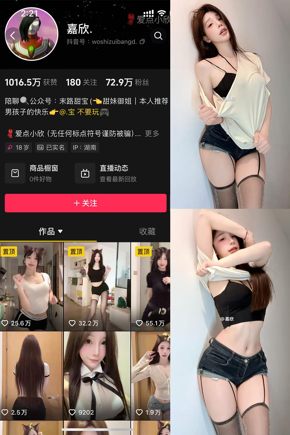 抖音 嘉欣 微密圈图包资源  NO.002 【17P6V】