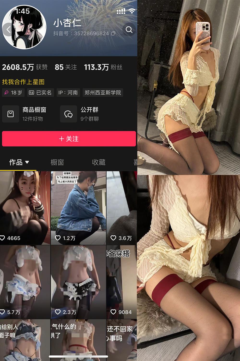 抖音 小杏仁 微密圈图包资源  NO.003 【53P2V】