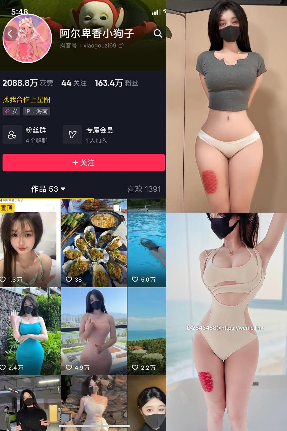 抖音 阿尔卑香小狗子 微密圈图包资源  NO.012期 【7P1V】