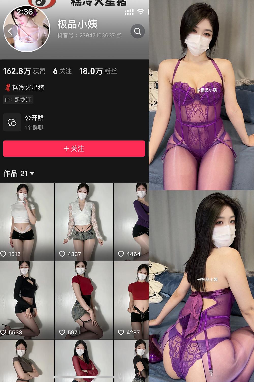 抖音 极品小姨 微密圈图包资源  NO.007期 【14P3V】