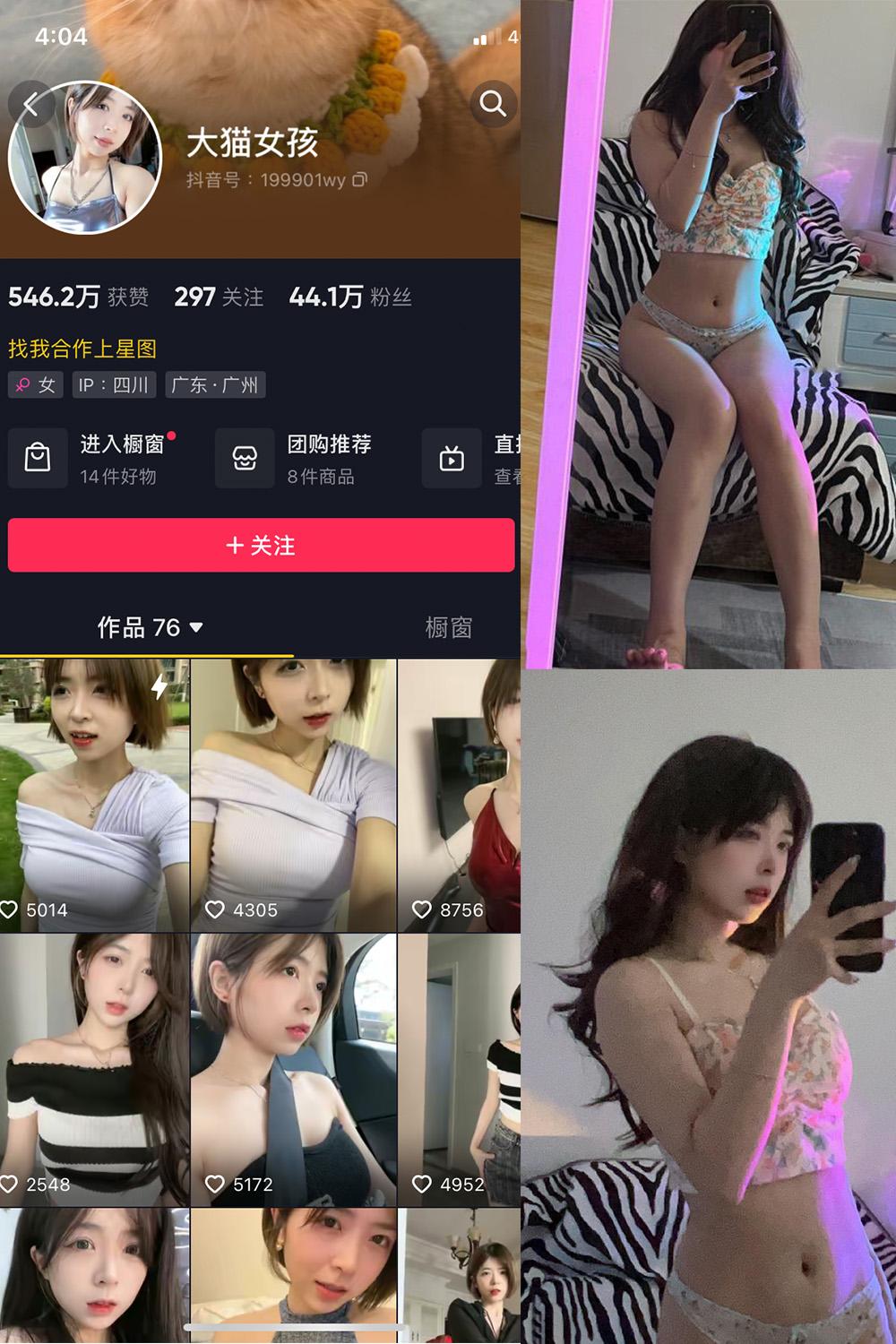 抖音 大猫女孩 微密圈图包资源  NO.001期 【38P8V】