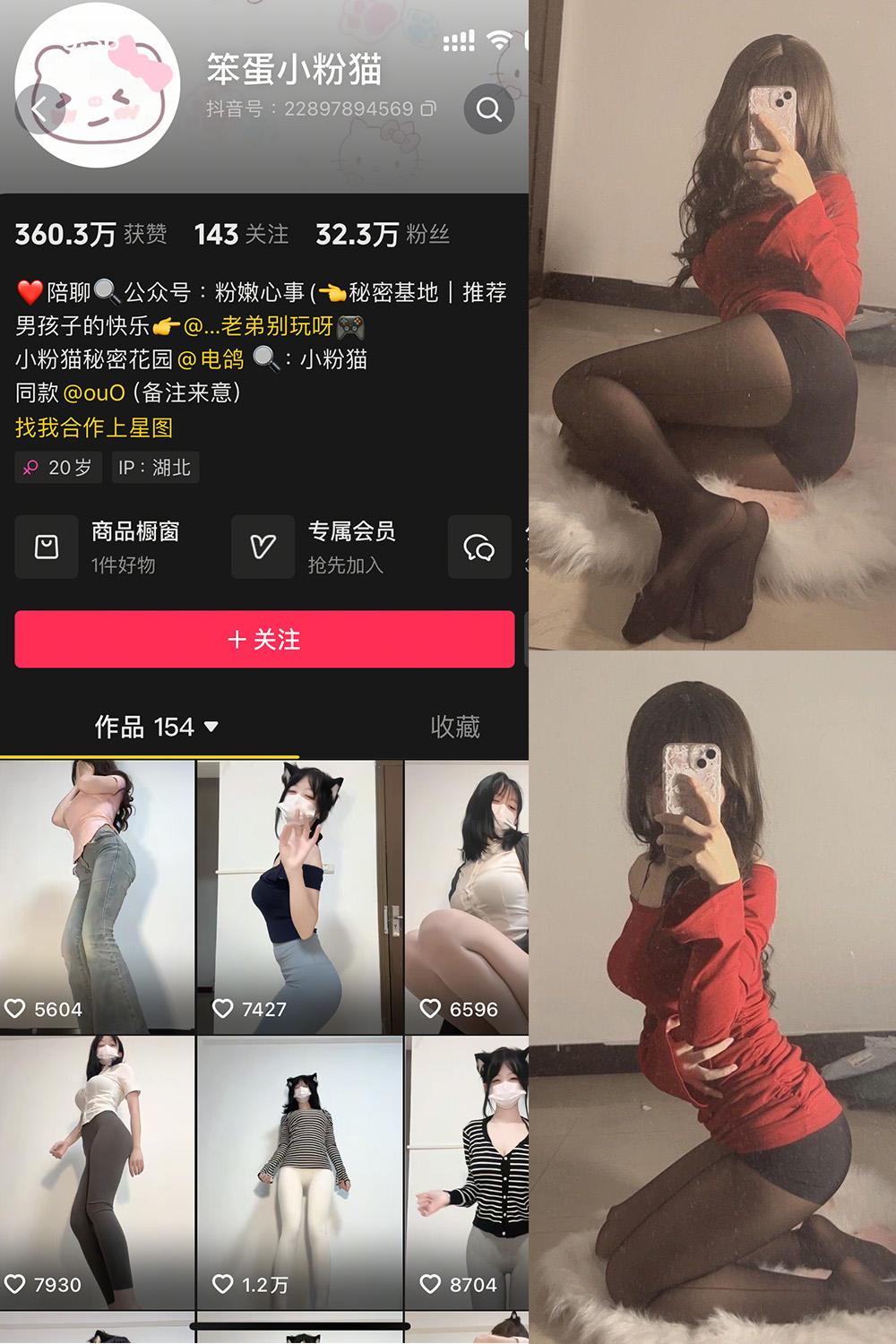 抖音 笨蛋小粉猫 微密圈图包资源  NO.002期 【14P7V】