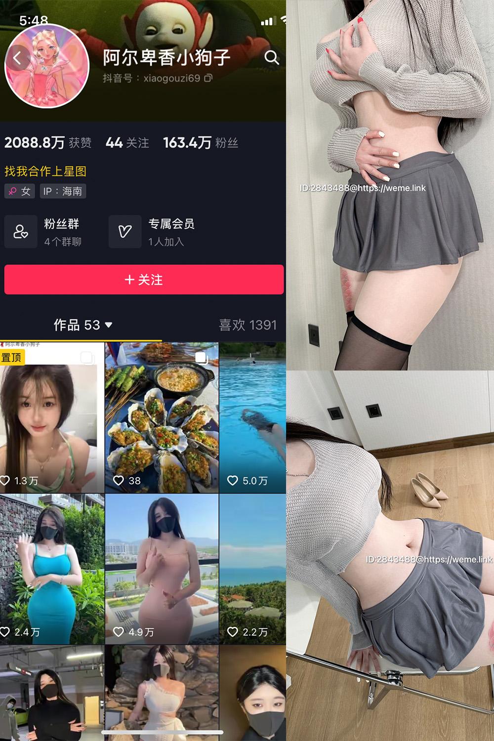 抖音 阿尔卑香小狗子 微密圈图包资源  NO.001期 【23P1V】