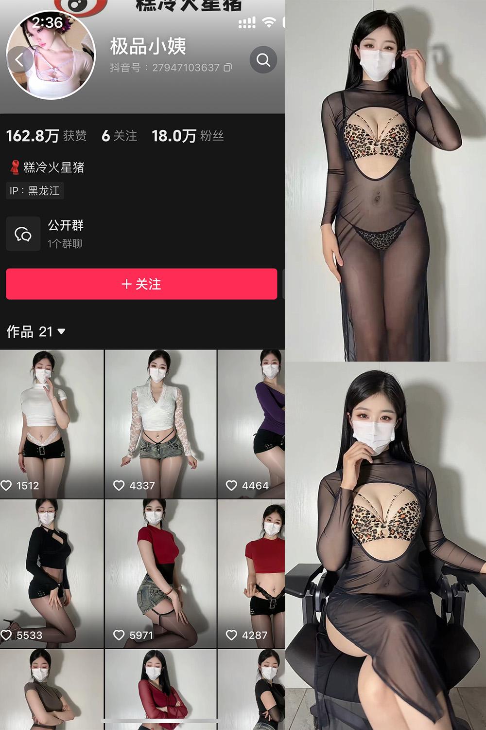 抖音 极品小姨 微密圈图包资源  NO.017期 【6P4V】